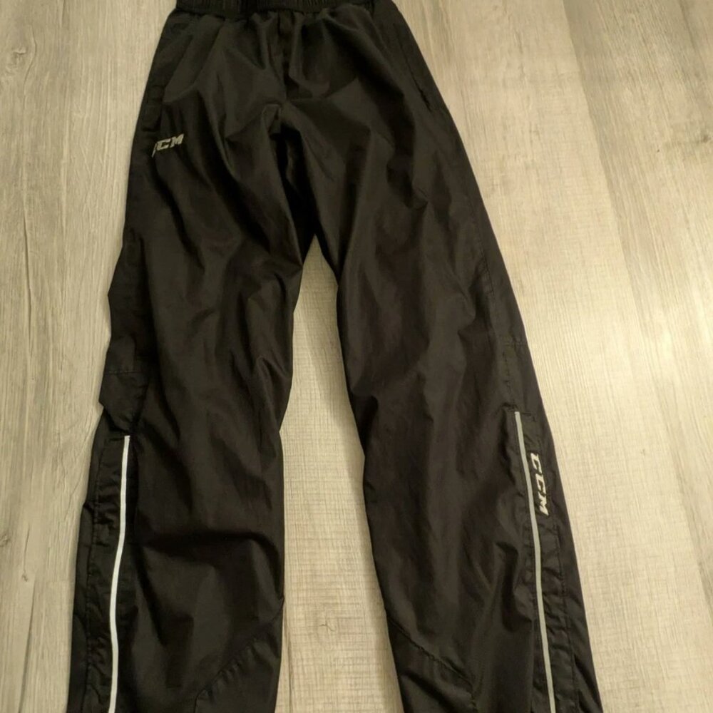 CCM Hockey Pants Mens XS Black Up Pants Mesh Lined
